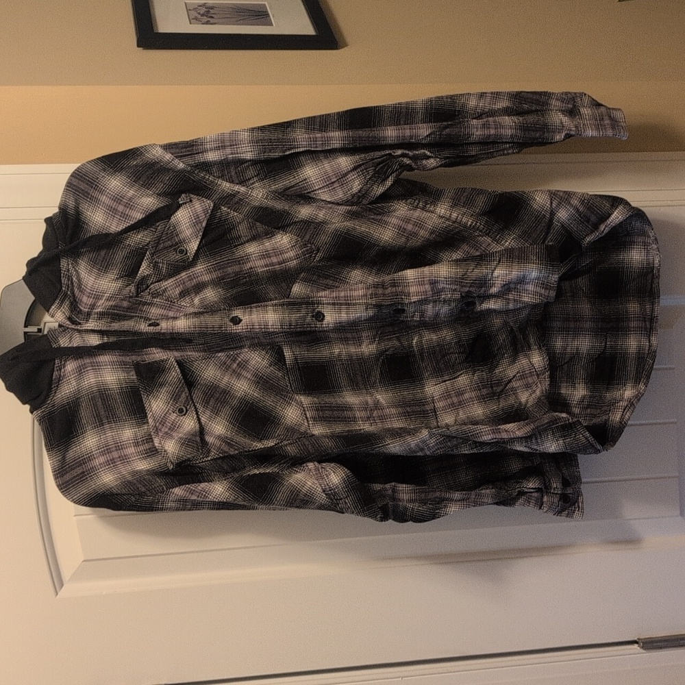 Gray Flannel Hoodie